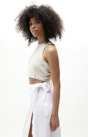 Tie Back Babydoll Top image number 3