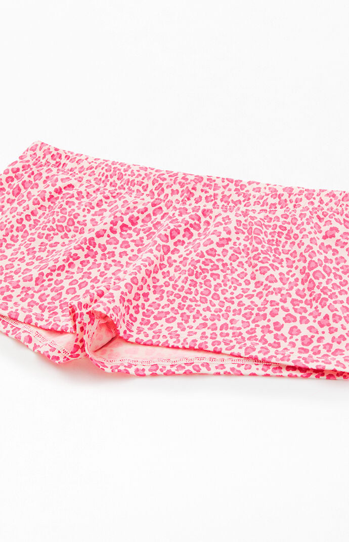 John Galt Pink Leopard Boxer Shorts