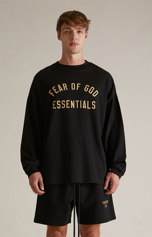 Black Long Sleeve T-Shirt image number 2