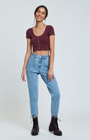 Washed Waffle T-Shirt image number 1