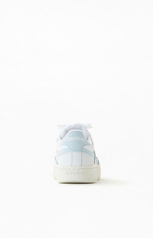 Women's White & Blue Club C Double Revenge Sneakers image number 3