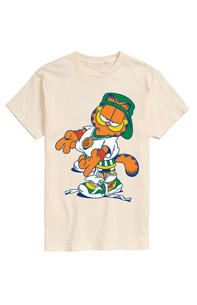 Hybrid Apparel Garfield Street Fashion Peace Pose T-Shirt