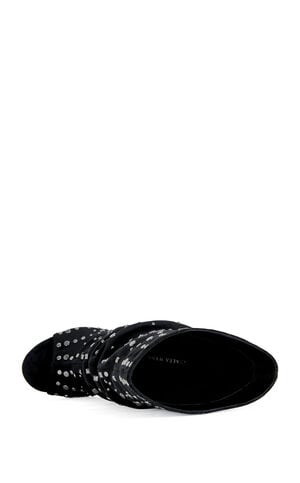 Women's Naomani Gunmetal Wedge Booties image number 4