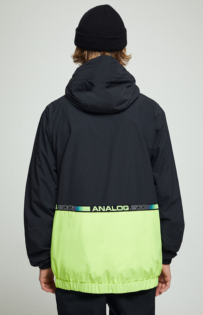 Black & Neon Blast Snow Jacket