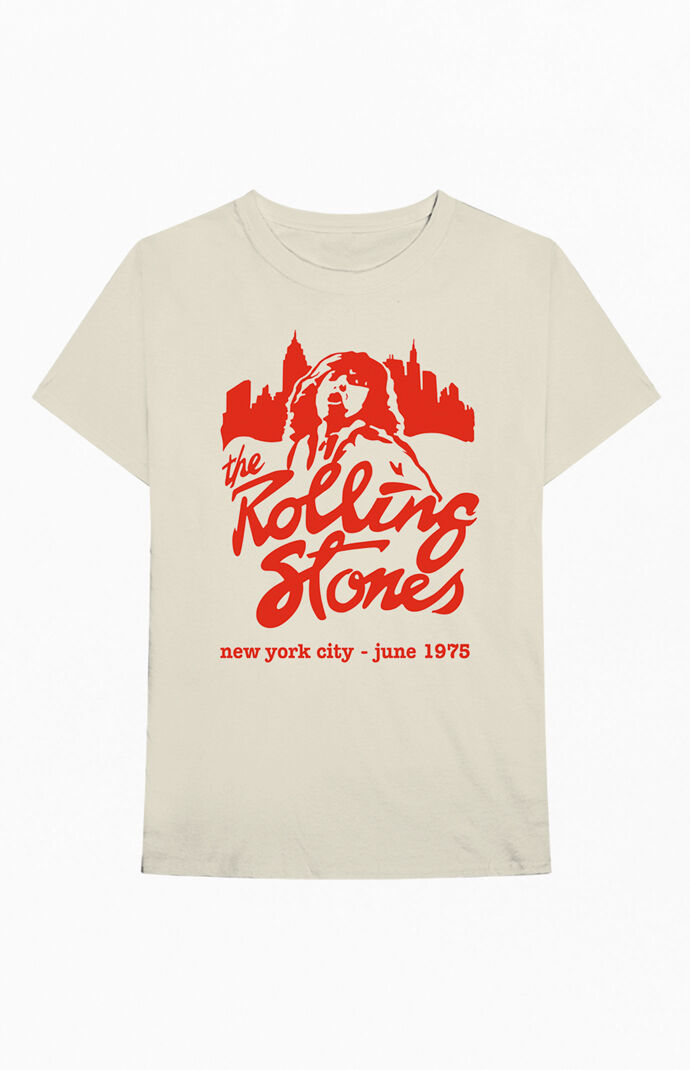 The Rolling Stones Mick June 1975 NYC T-Shirt