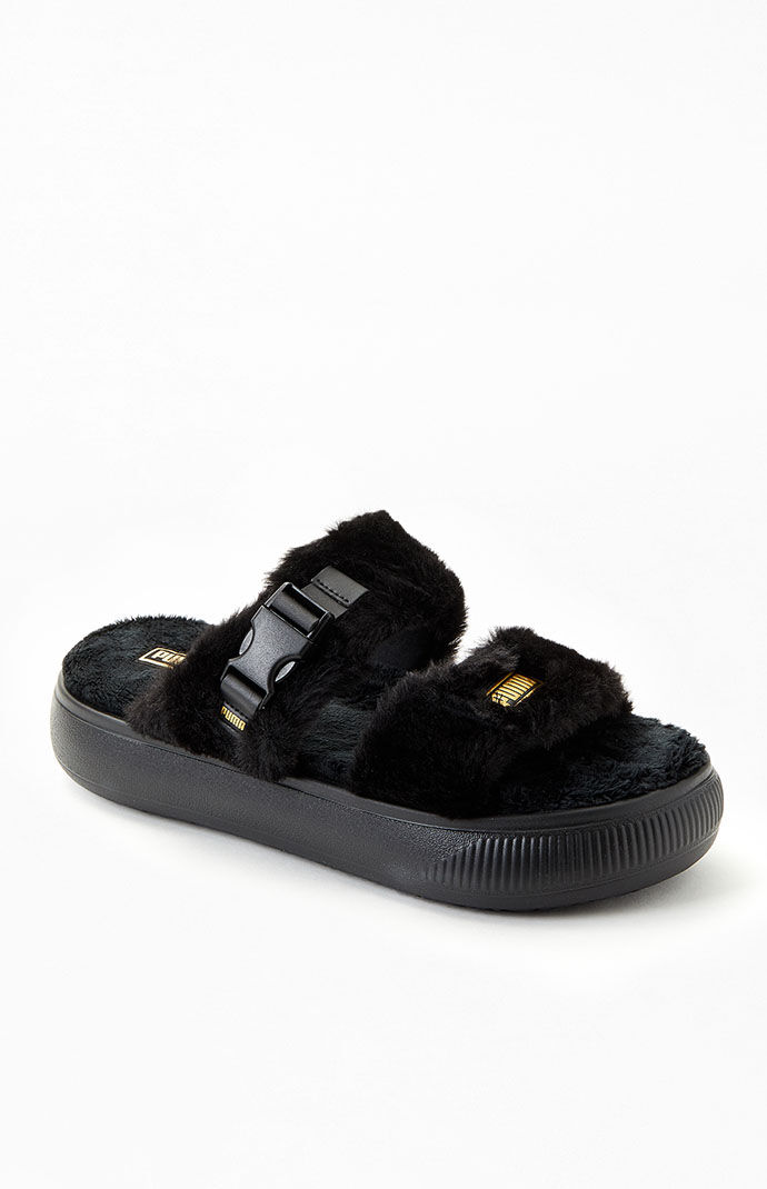 Puma store sandals fur