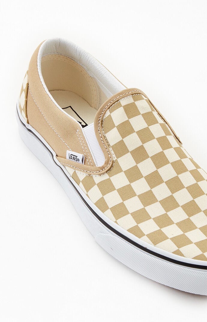 Vans carreaux on sale slip on