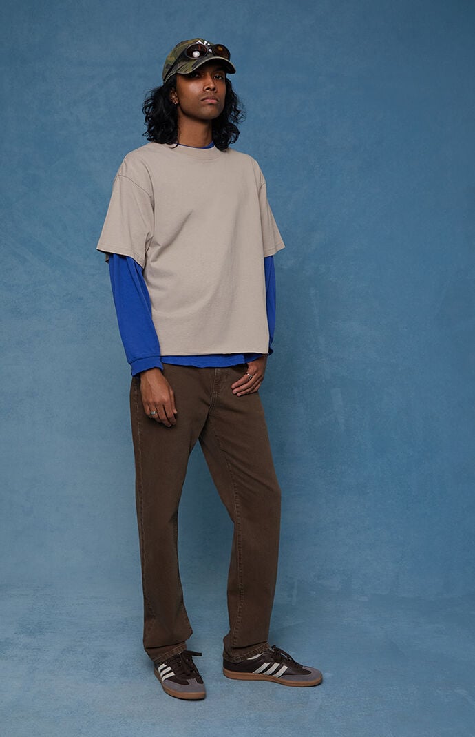 Pacsun Cade Straight Jeans Brown