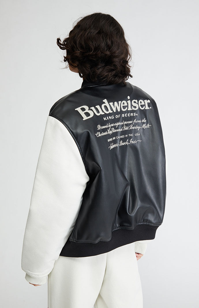 Budweiser varsity jacket new arrivals