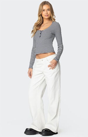 Jocelyn Striped Top image number 4