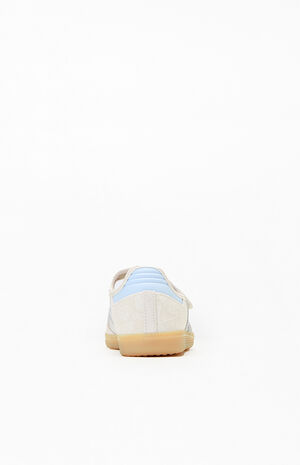 Women&rsquo;s Silver Floral Samba Jane Sneakers image number 3