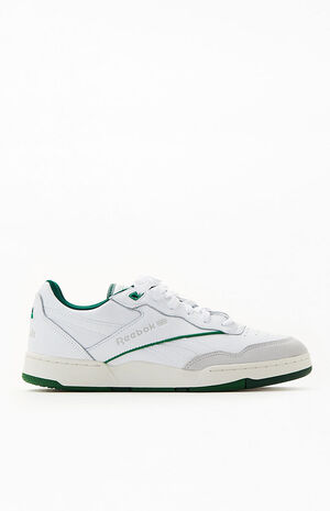 White & Green BB 4000 II Basketball Shoes image number 1