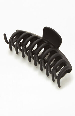 Black Large Claw Clip image number 2