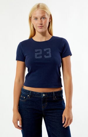 23 Applique Skimmer T-Shirt image number 2