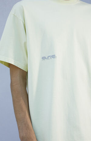 Yellow Vintage Wash Comfort Heavyweight T-Shirt image number 3