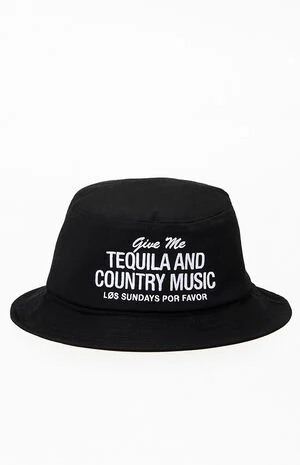 Black Tequila and Country Music Bucket Hat image number 1