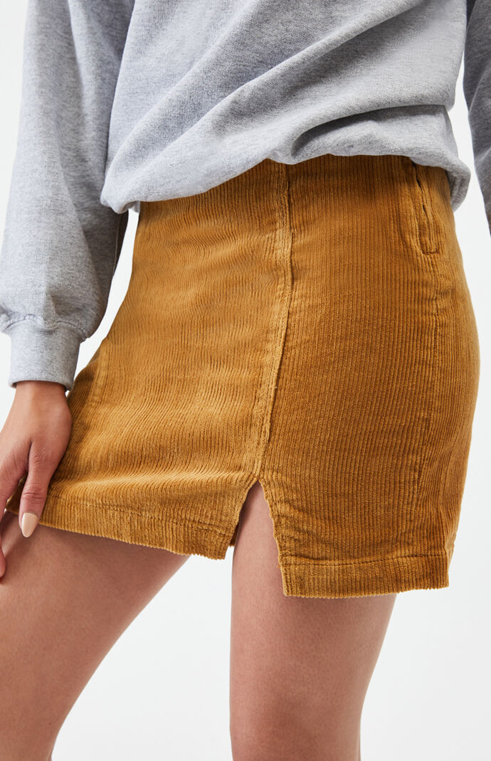 Corduroy skirt pacsun store