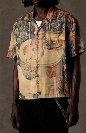x Pacsun French Tapestries Camp Shirt image number 3