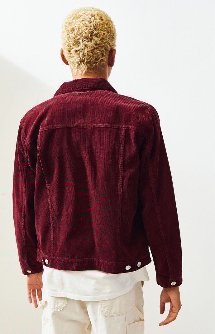 Red Classic Corduroy Jacket