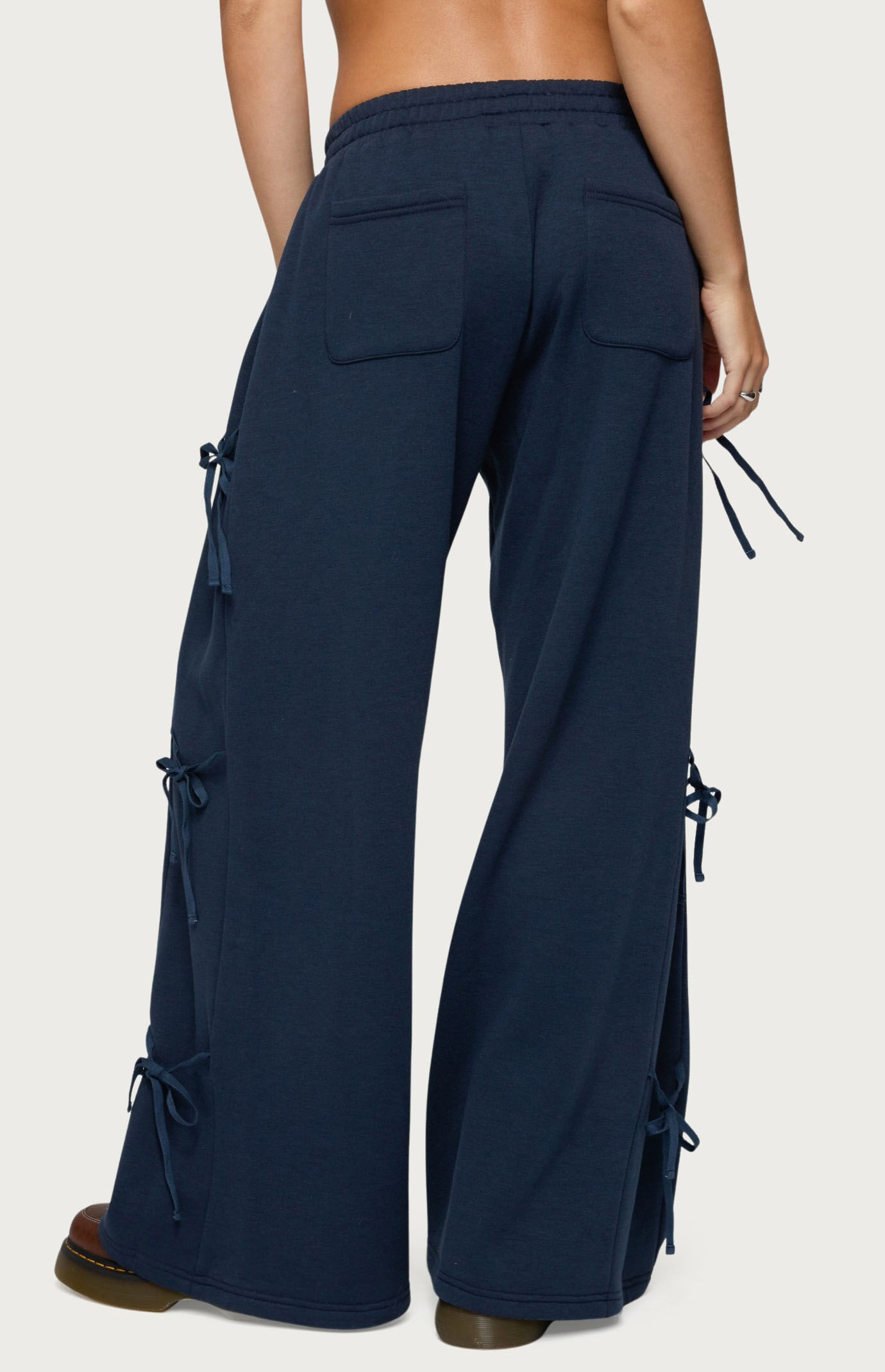 Edikted Claudette Baggy Ribbon Sweatpants | PacSun