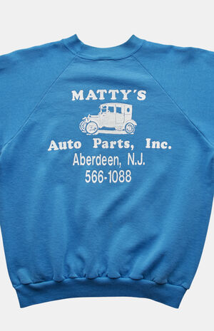 80s Matty's Auto Parts Crew Neck Sweatshirt image number 2