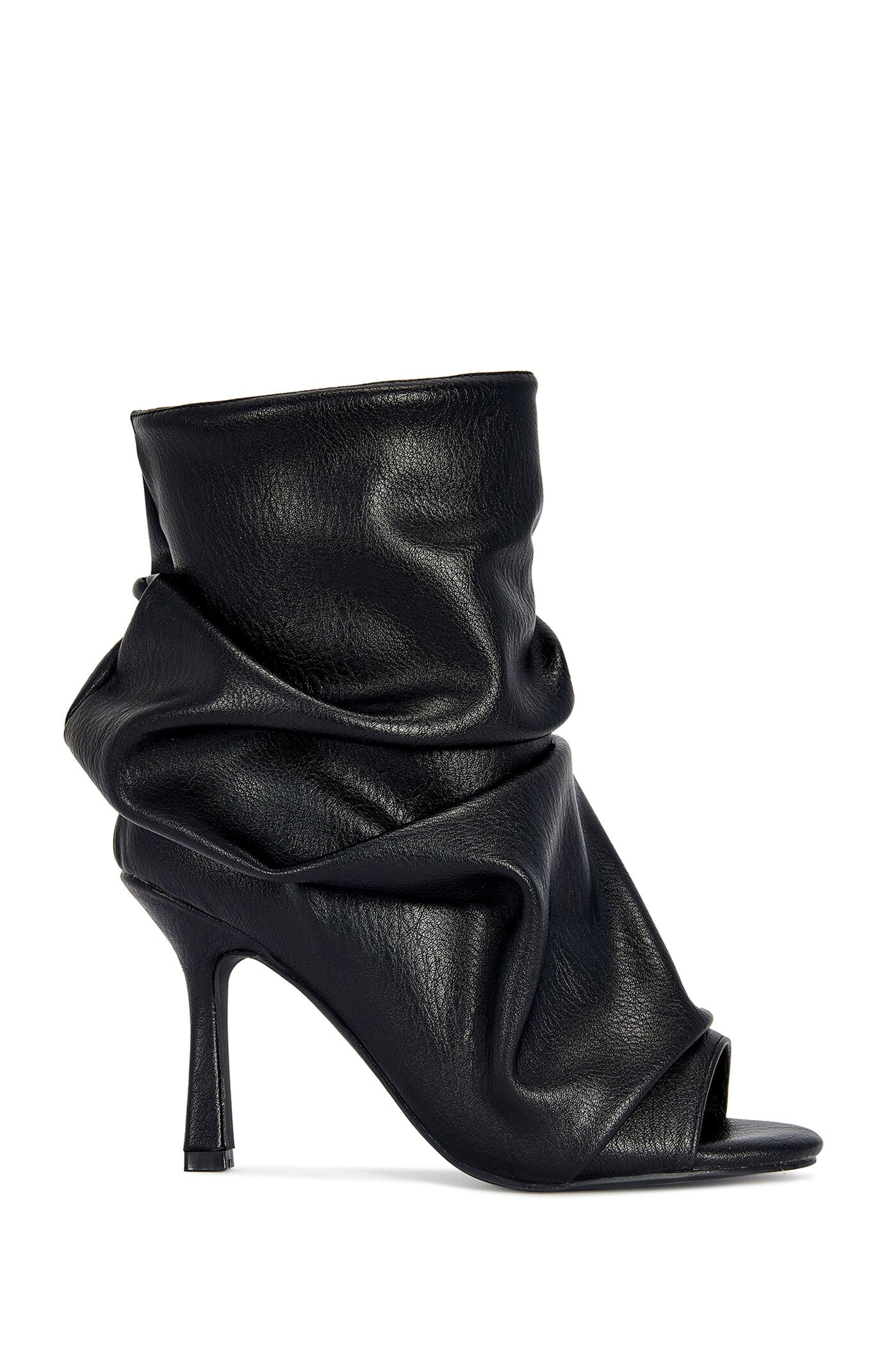 AZALEA WANG Women's Black Apex Stiletto Booties