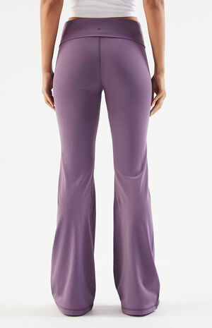 PAC WHISPER Active Fold-Over Waistband Flare Yoga Pants image number 6