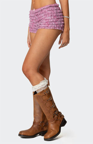 Shailee Ruffled Shorts image number 4