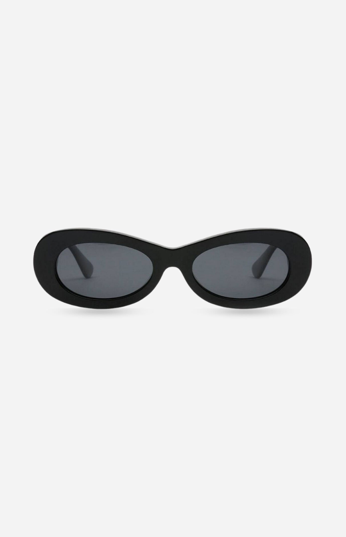 INDY Sunglasses SoHo Black Oval Sunglasses