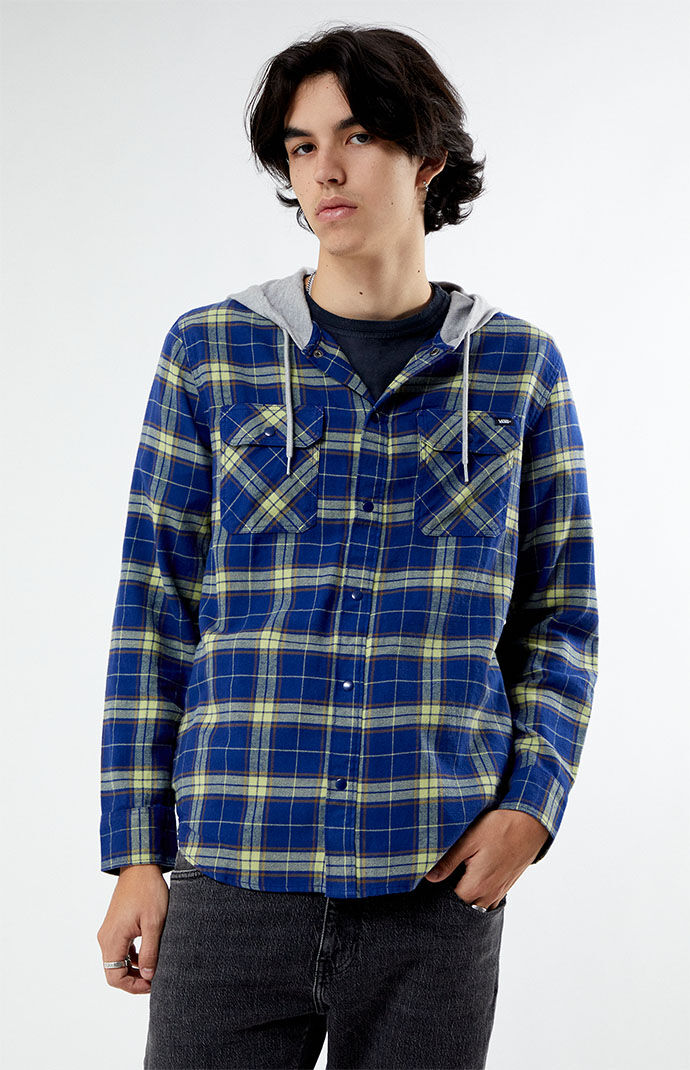 Pacsun hooded discount flannel