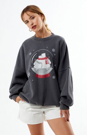 By PacSun Snow Globe Crew Neck Sweatshirt