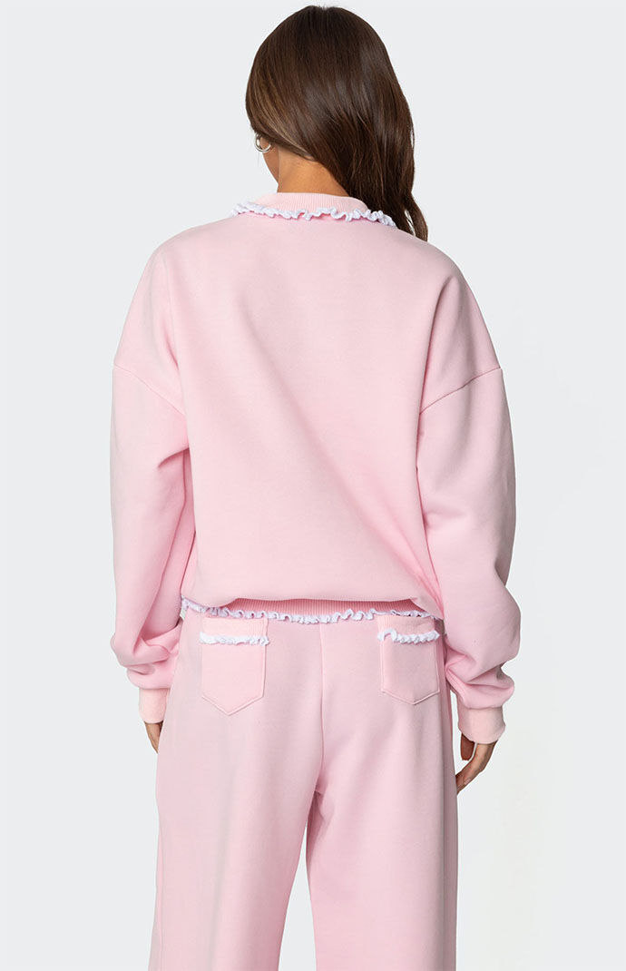 stair gather frill keyneck sweat スウェット WILLFULLY official web store（ウィルフリーコウシキツウハン