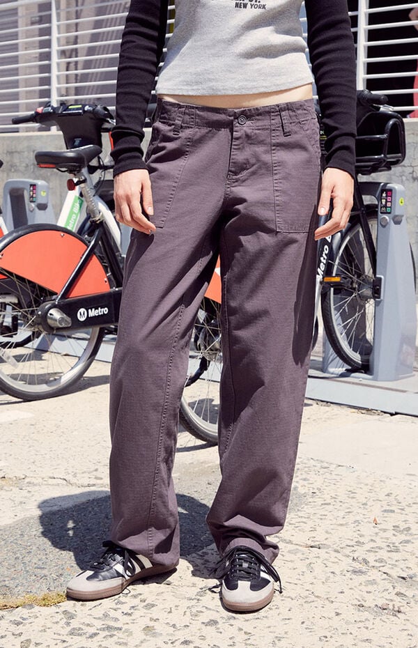 John Galt Gray Parker Cargo Pants