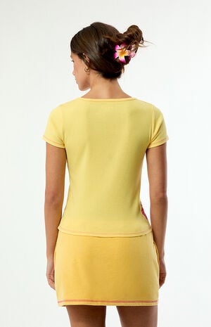 Drawstring Mini Skirt image number 4