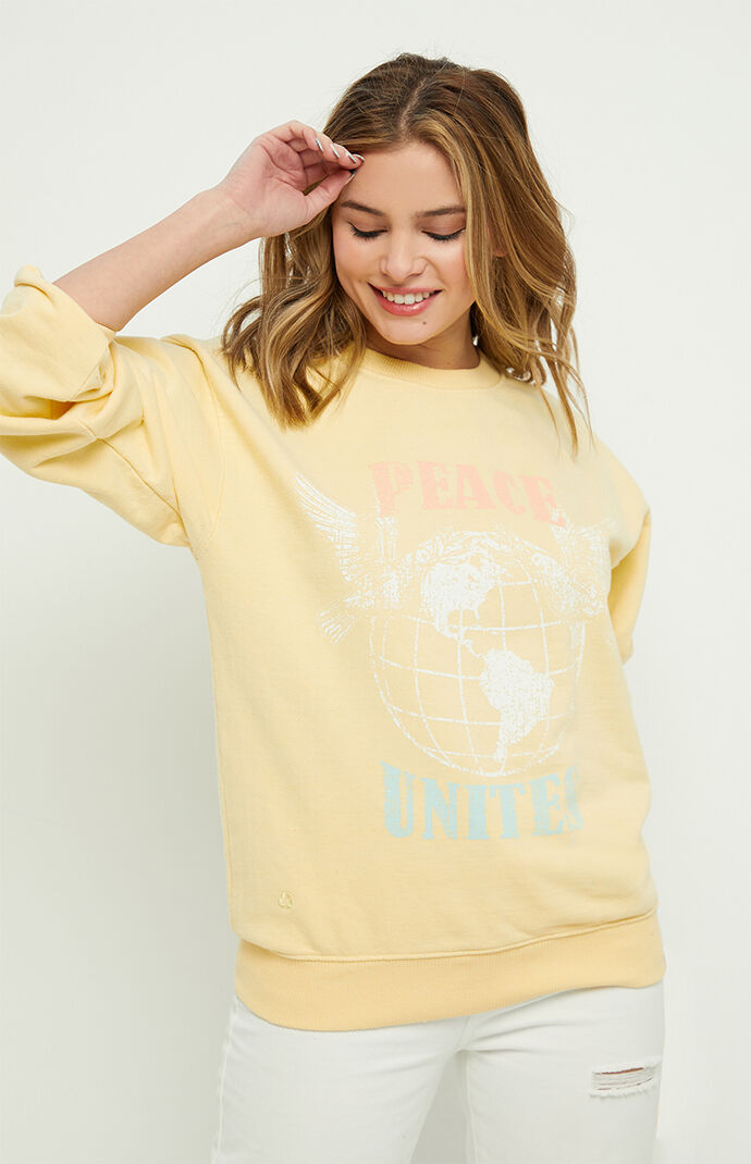 Peace Unites Recycled Crew Neck Sweatshirt