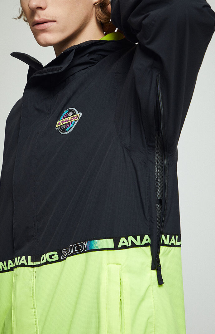 Black & Neon Blast Snow Jacket
