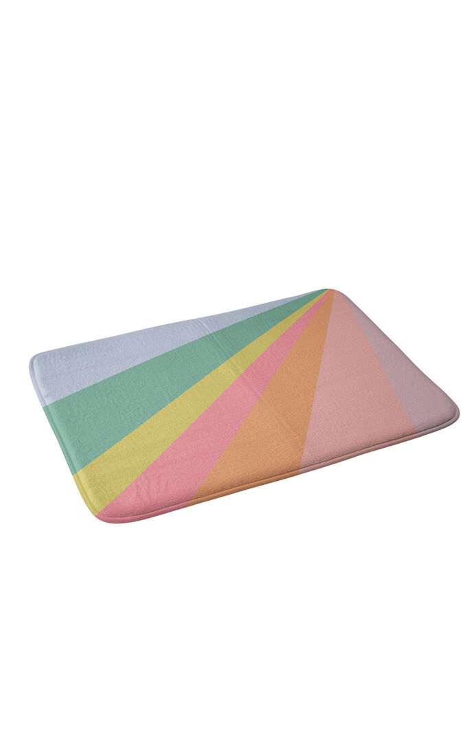 Rainbow Road Memory Foam Bath Mat