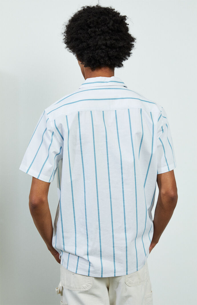 Blake Striped Short Sleeve Button Up Shirt