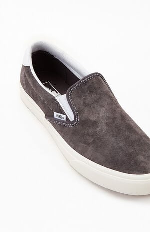 Vans Dark Gray Suede Slip-On 59 Shoes | PacSun
