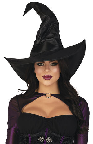 Costume Large Ruched Witch Hat image number 1