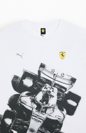White Ferrari T-Shirt image number 2