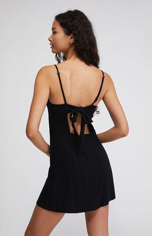 Tie Front Corset Mini Dress image number 3