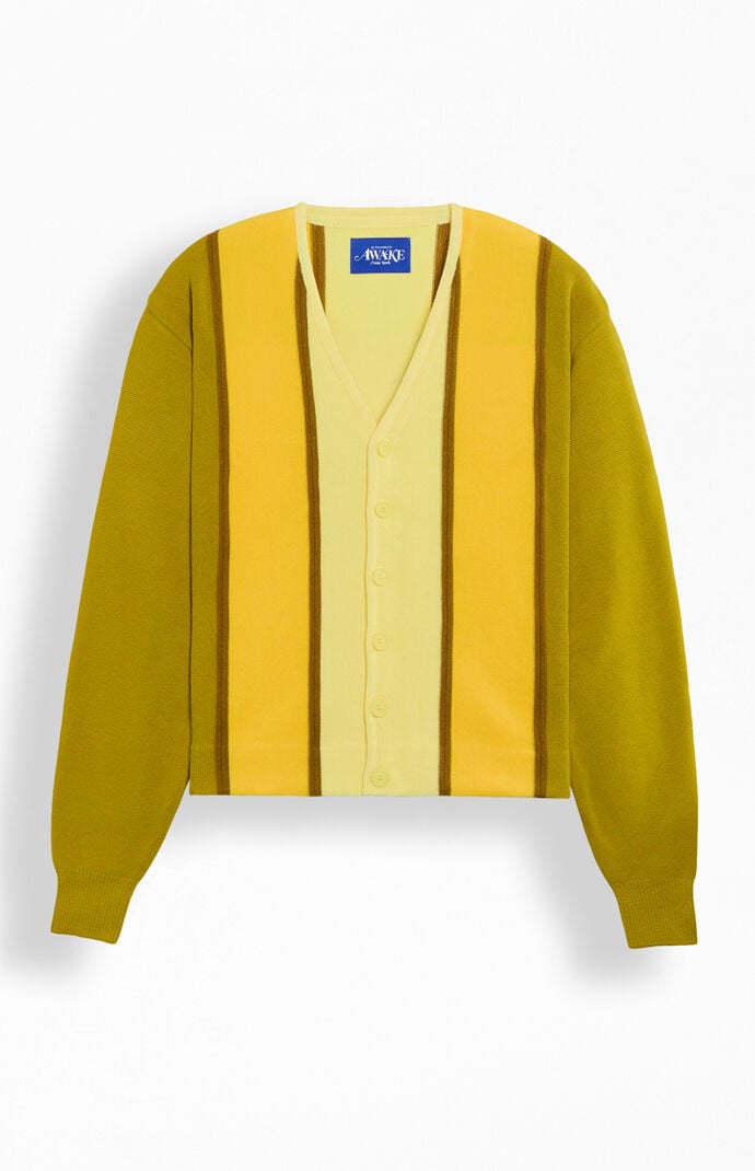 Awake NY Wool Striped Cardigan | Pacsun