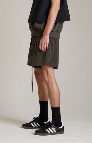 Ink Crinkle Nylon Running Shorts image number 3