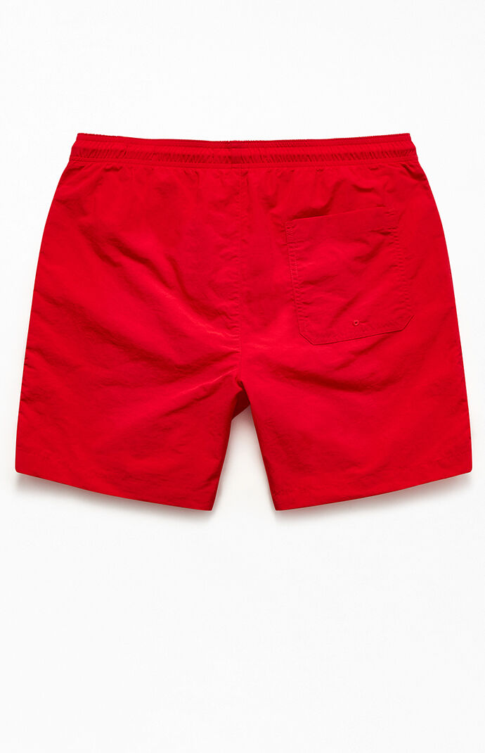 Collegiate Solid Swim Trunks