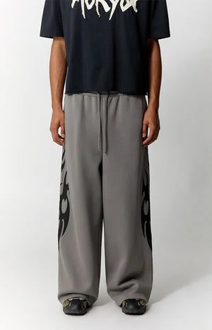 Fleece Ultra Baggy Cyber Sweatpants image number 3