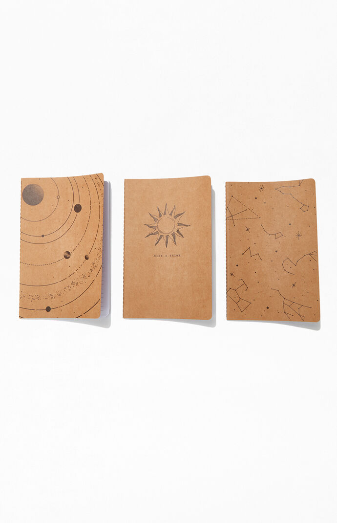 3 Pack Astronomy Notebooks