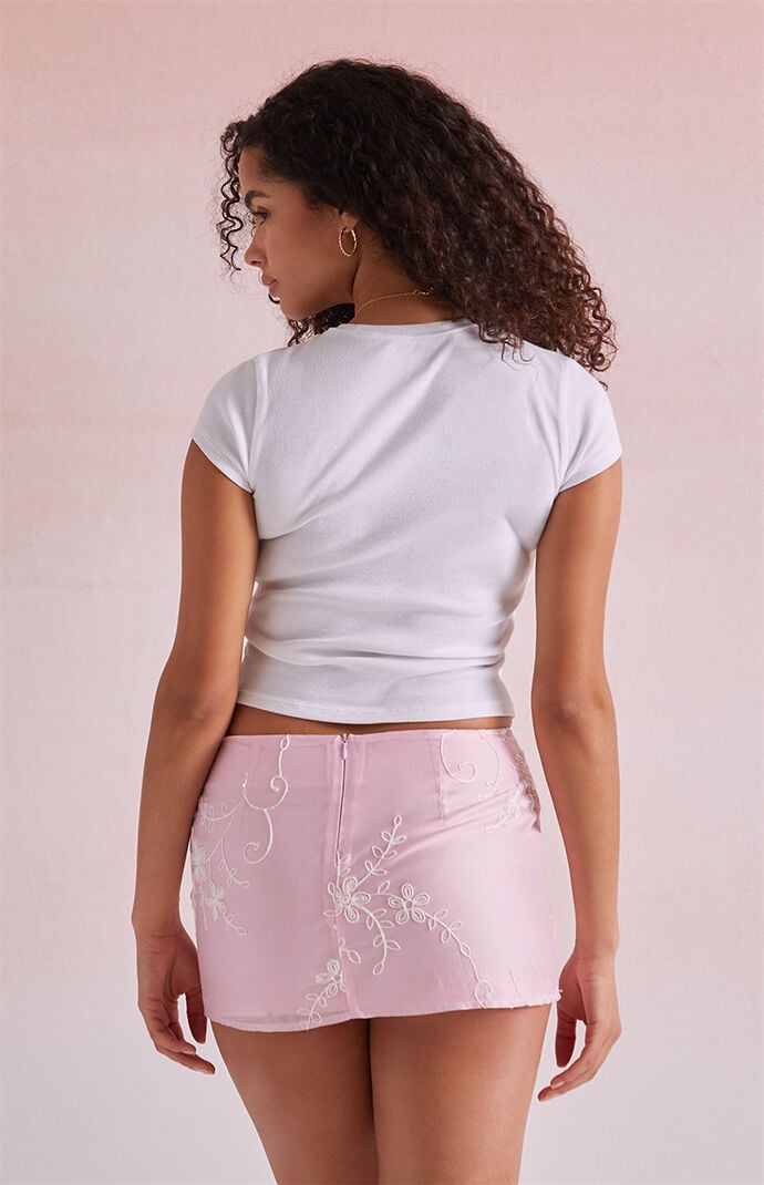 Beverly and Beck Embroidered Micro Mini Skirt | PacSun