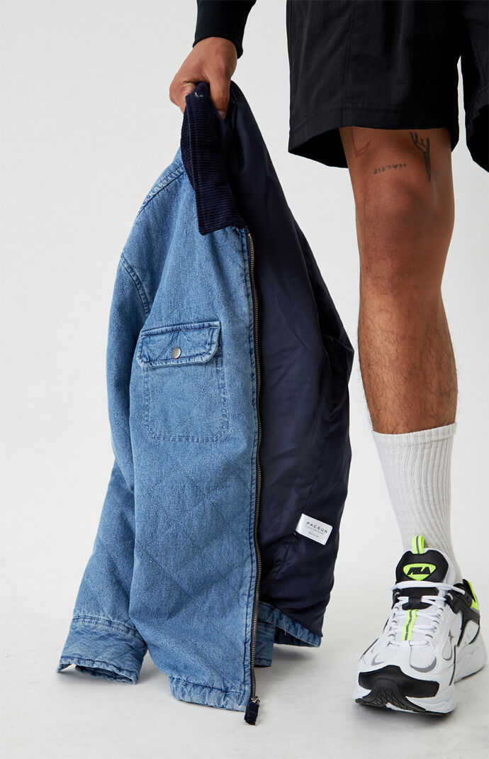 Quilited Denim Shacket