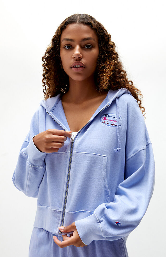 Blue champion hoodie pacsun 2025